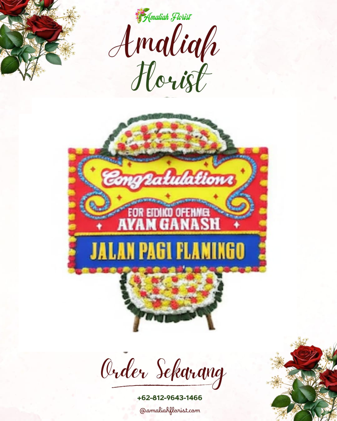 Sewa Papan Bunga Sukamakmur